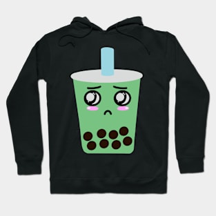 Sad matcha boba Hoodie